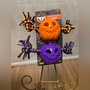 Chase & Chomp Halloween Ghost Pumpkin Howling Fun Toys  Pumpkins Rope 🎃 Dog Toy